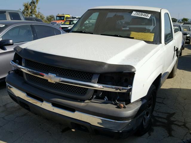 3GCEC14X47G205191 - 2007 CHEVROLET SILVERADO WHITE photo 2