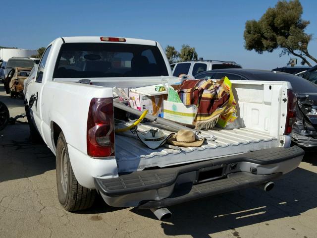 3GCEC14X47G205191 - 2007 CHEVROLET SILVERADO WHITE photo 3