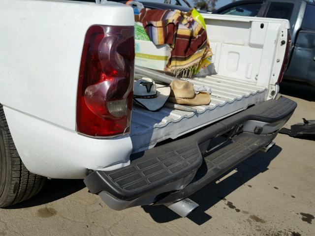 3GCEC14X47G205191 - 2007 CHEVROLET SILVERADO WHITE photo 9