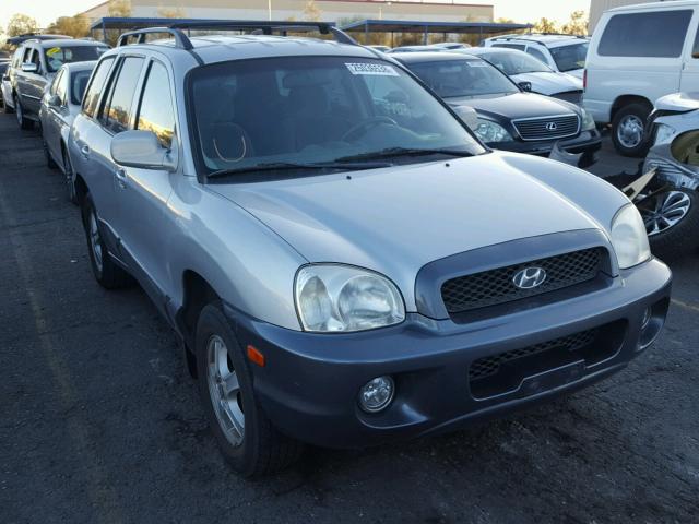 KM8SC83D51U098235 - 2001 HYUNDAI SANTA FE G SILVER photo 1