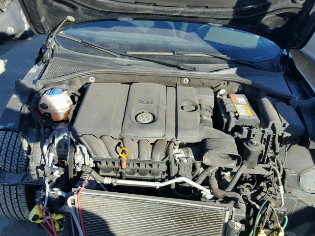 1VWAP7A37DC049747 - 2013 VOLKSWAGEN PASSAT S შავი ფოტო 7