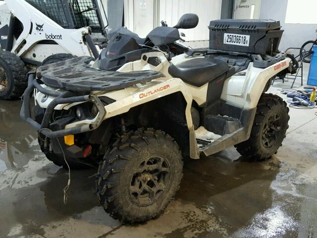 3JBLPAJ24FJ000253 - 2015 CAN-AM OUTLANDER WHITE photo 2