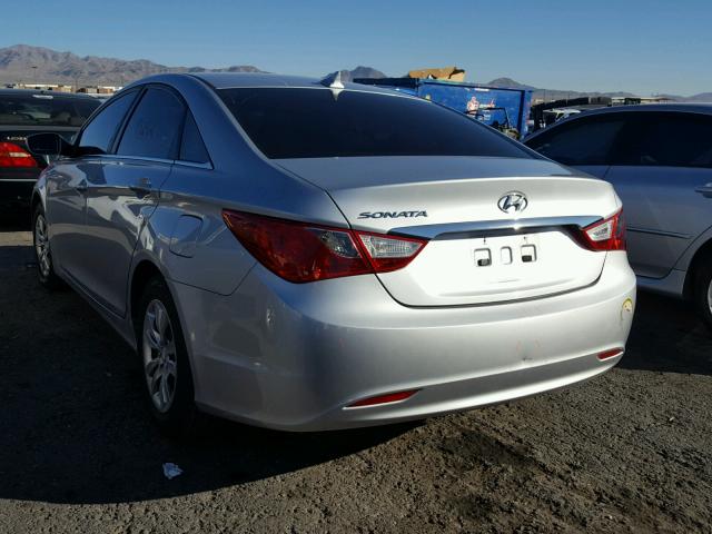 5NPEB4AC4BH281273 - 2011 HYUNDAI SONATA GLS BEIGE photo 3