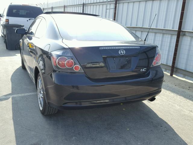 JTKDE167980261905 - 2008 TOYOTA SCION TC BLACK photo 3