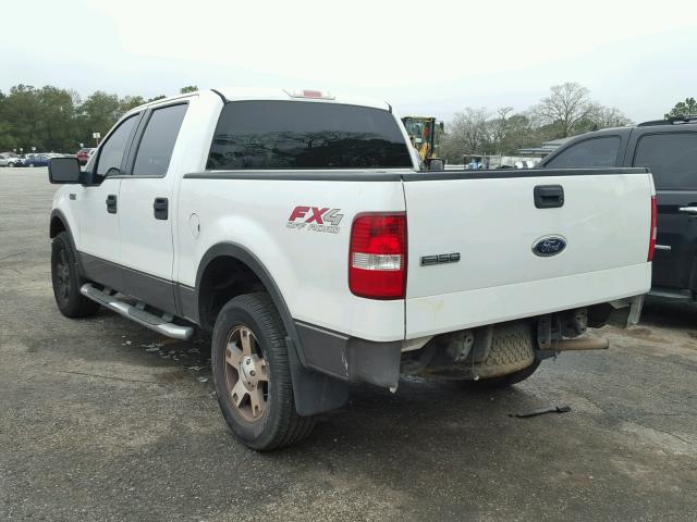 1FTPW14565FA59809 - 2005 FORD F150 SUPER WHITE photo 3