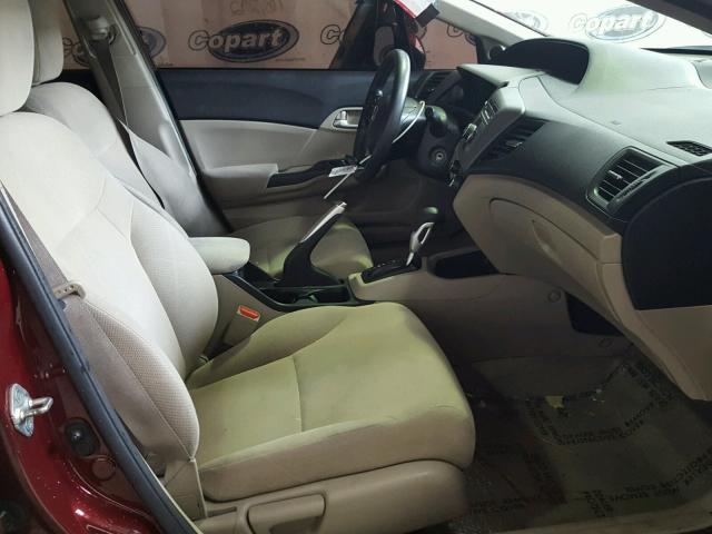 2HGFB2F80CH533691 - 2012 HONDA CIVIC EX Bordo foto 5