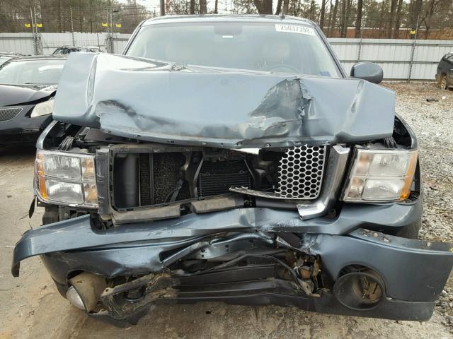 3GTP2XE28BG241654 - 2011 GMC SIERRA K15 BLUE photo 9