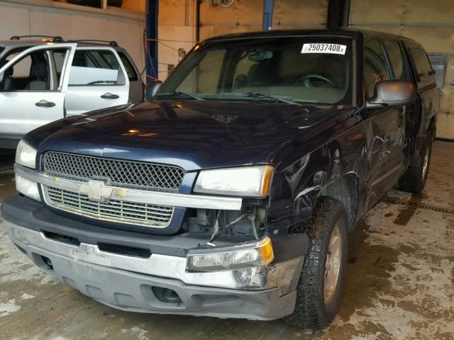 2GCEK13TX51118757 - 2005 CHEVROLET SILVERADO BLUE photo 2