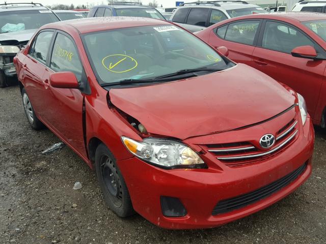 5YFBU4EE2DP165181 - 2013 TOYOTA COROLLA BA RED photo 1