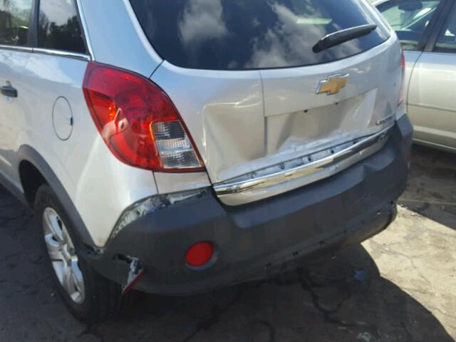 3GNAL2EK3DS629064 - 2013 CHEVROLET CAPTIVA LS 银色 照片 9