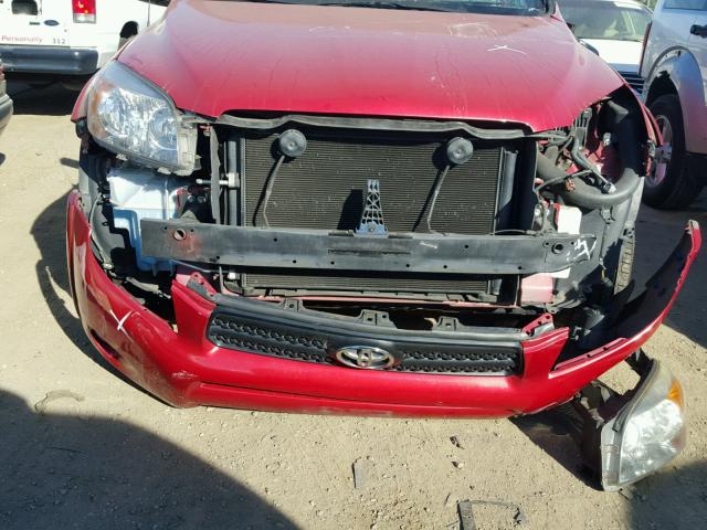 JTMZD32V076048790 - 2007 TOYOTA RAV4 SPORT RED photo 9