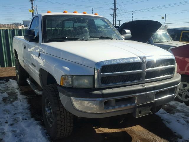 3B7KF26ZX2M221906 - 2002 DODGE RAM 2500 WHITE photo 1