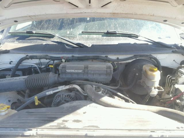 3B7KF26ZX2M221906 - 2002 DODGE RAM 2500 WHITE photo 7