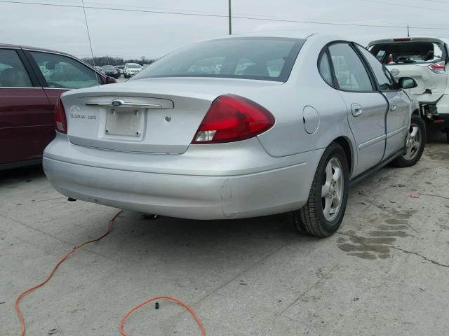 1FAFP55U32G175728 - 2002 FORD TAURUS SES SILVER photo 4