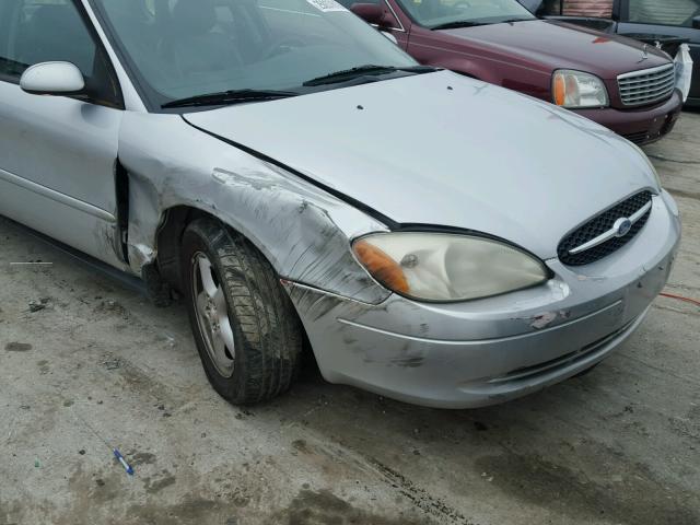 1FAFP55U32G175728 - 2002 FORD TAURUS SES SILVER photo 9