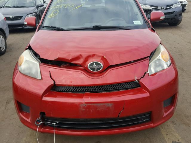 JTKKU104X8J018106 - 2008 TOYOTA SCION XD RED photo 9