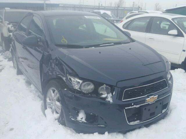 1G1JC5SH3F4137827 - 2015 CHEVROLET SONIC LT BLUE photo 1