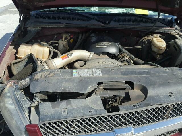 2GCEC19T531203300 - 2003 CHEVROLET SILVERADO BURGUNDY photo 7