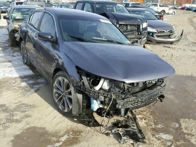 1HGCR2F54DA226674 - 2013 HONDA ACCORD SPO GRAY photo 1