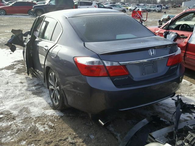 1HGCR2F54DA226674 - 2013 HONDA ACCORD SPO GRAY photo 3