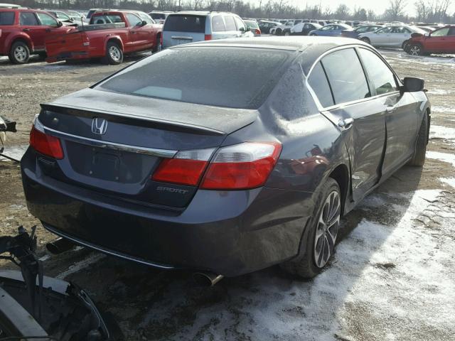 1HGCR2F54DA226674 - 2013 HONDA ACCORD SPO GRAY photo 4