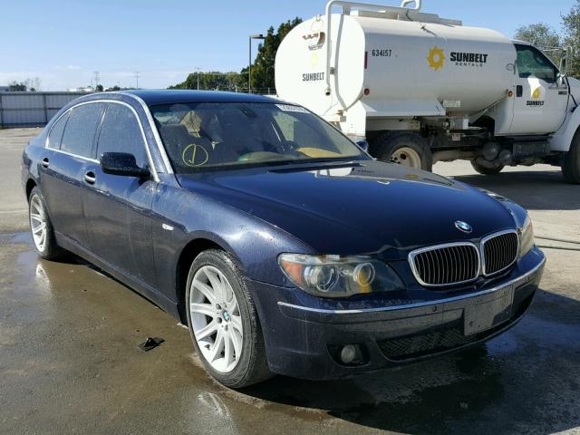 WBAHN83586DT26783 - 2006 BMW 750 LI BLUE photo 1