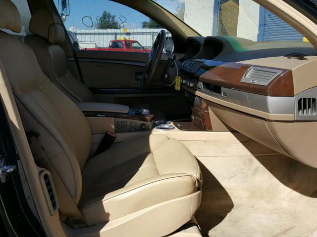 WBAHN83586DT26783 - 2006 BMW 750 LI BLUE photo 5