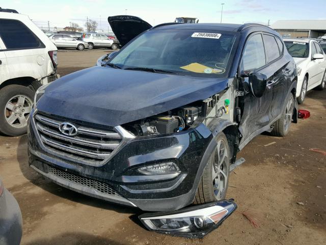 KM8J3CA27GU206122 - 2016 HYUNDAI TUCSON LIM BLACK photo 2