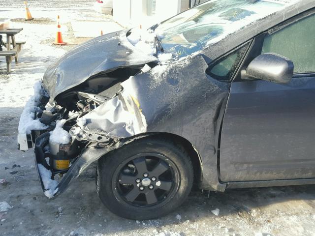 JTDKB20U083415086 - 2008 TOYOTA PRIUS GRAY photo 9