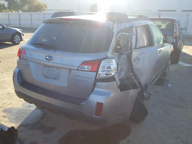 4S4BRDKC1A2315100 - 2010 SUBARU OUTBACK 3. SILVER photo 4