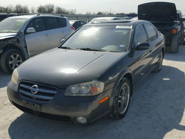 JN1DA31D42T436307 - 2002 NISSAN MAXIMA GLE CHARCOAL photo 2