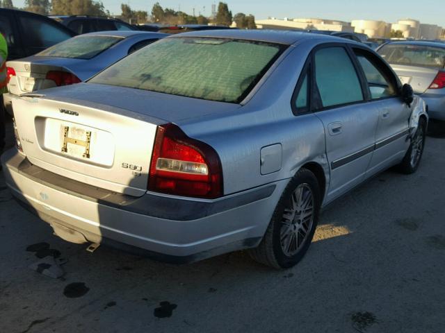 YV1TS94D2Y1108287 - 2000 VOLVO S80 SILVER photo 4