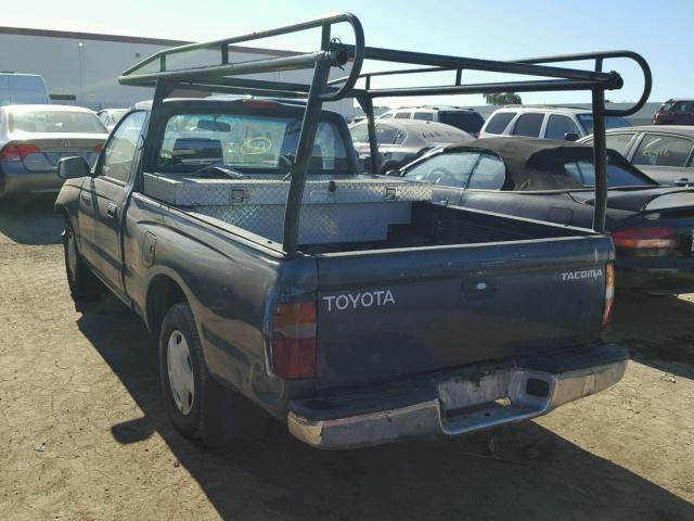 4TANL42NXWZ025663 - 1998 TOYOTA TACOMA GREEN photo 3