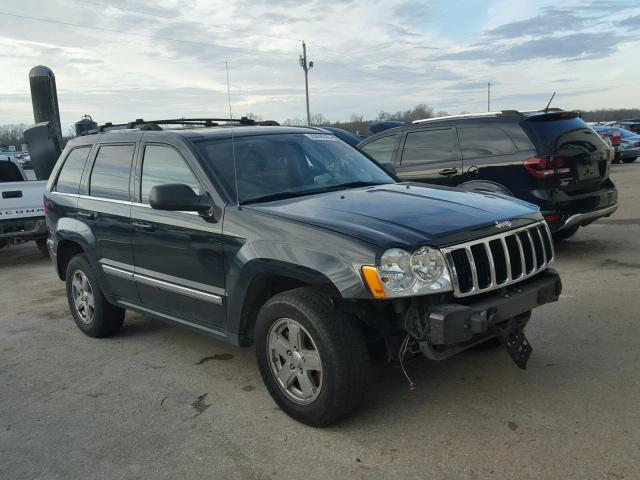 1J4HS58NX5C524380 - 2005 JEEP GRAND CHER BLACK photo 1