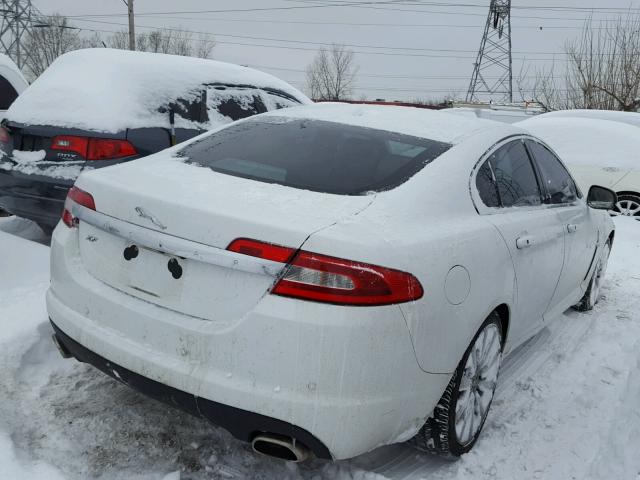 SAJWA0GB4BLR97358 - 2011 JAGUAR XF PREMIUM WHITE photo 4