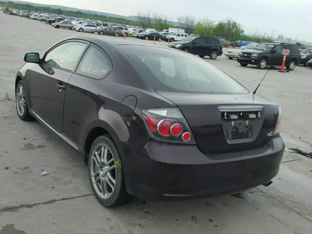 JTKDE167390300506 - 2009 TOYOTA SCION TC 紫色 照片 3