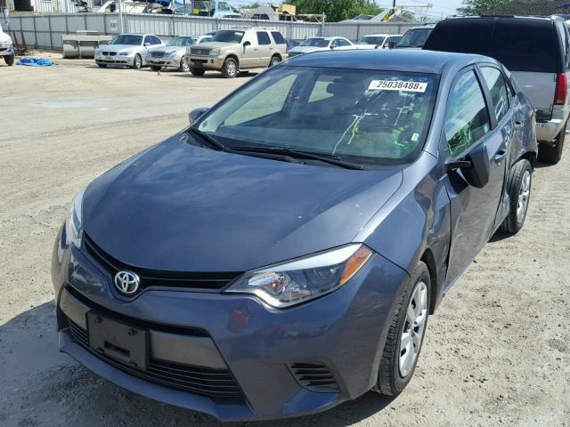 5YFBURHEXGP438154 - 2016 TOYOTA COROLLA L GRAY photo 2