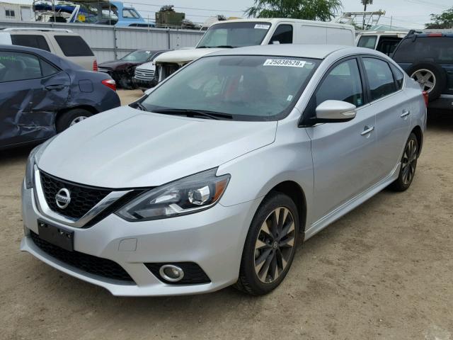 3N1AB7AP8GY267389 - 2016 NISSAN SENTRA S SILVER photo 2