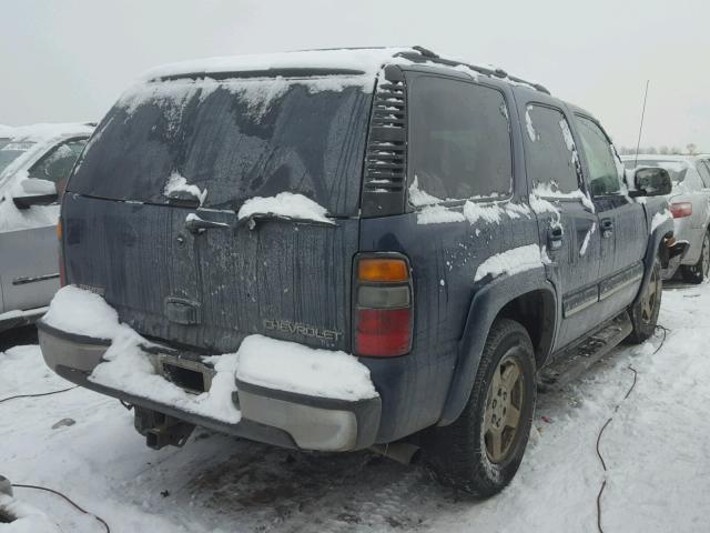 1GNEK13TX5J242492 - 2005 CHEVROLET TAHOE K150 TURQUOISE photo 4