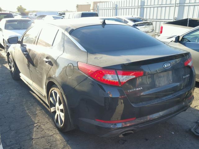 5XXGR4A67CG015189 - 2012 KIA OPTIMA SX BLACK photo 3