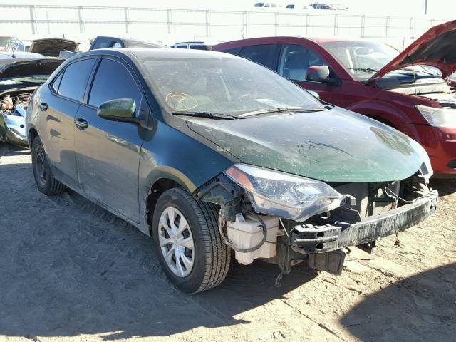 2T1BPRHEXGC551285 - 2016 TOYOTA COROLLA EC GREEN photo 1