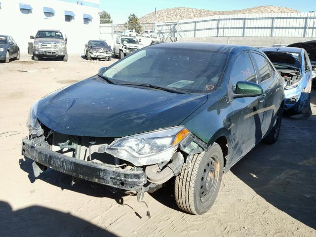 2T1BPRHEXGC551285 - 2016 TOYOTA COROLLA EC GREEN photo 2