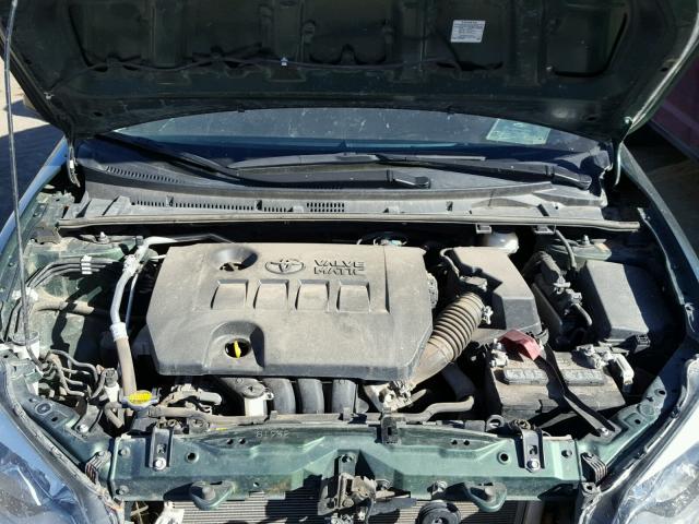 2T1BPRHEXGC551285 - 2016 TOYOTA COROLLA EC GREEN photo 7