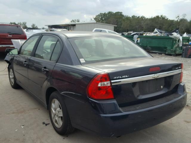 1G1ZT52855F247980 - 2005 CHEVROLET MALIBU LS BLUE photo 3