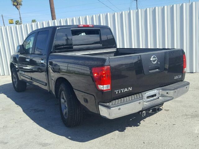 1N6AA07A95N517949 - 2005 NISSAN TITAN XE BLACK photo 3