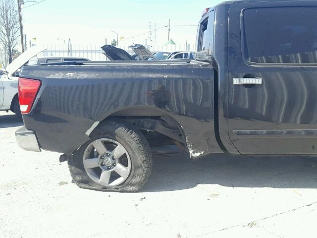 1N6AA07A95N517949 - 2005 NISSAN TITAN XE BLACK photo 9