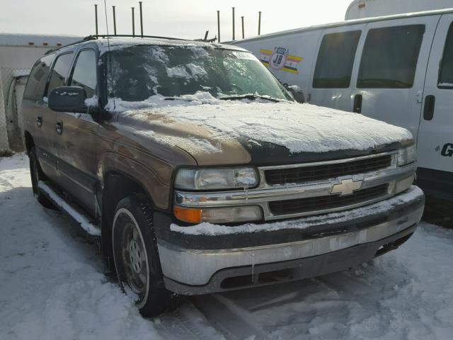 1GNFK16T11J243587 - 2001 CHEVROLET SUBURBAN K BLACK photo 1