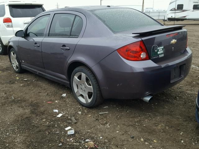 1G1AM55BX67723394 - 2006 CHEVROLET COBALT SS PURPLE photo 3