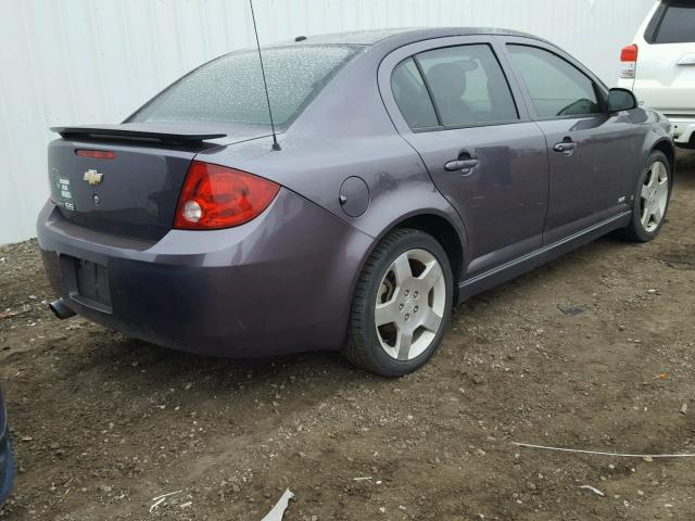 1G1AM55BX67723394 - 2006 CHEVROLET COBALT SS PURPLE photo 4