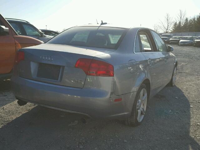 WAUDF78E06A272752 - 2006 AUDI A4 2.0T QU GRAY photo 4